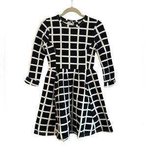 K BY KERSH WINDOW PANE DRESS